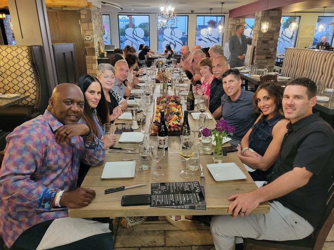 The Specialty Cellars team at a trade dinner